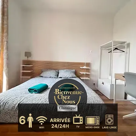 Appartement Spacieux T4 Avec Grande Cuisine Pradelle Rdv Clermont-Ferrand